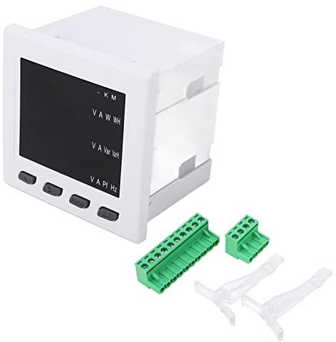 96 Misuratore multifunzione UIF per sistemi trifase Misura tensione, amperaggio e frequenza con display a LED Comunicazione RS 485 MODBUS RTU e uscita analogica a 4 canali CC 0 20
