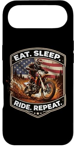 Hülle für iPhone Air Eat Sleep Ride Repeat Lustiger Dirtbike-Fahrer USA Motocross MX