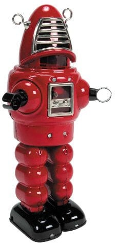 Sparking Planet Robot (Colours may vary) - Tin Collectable