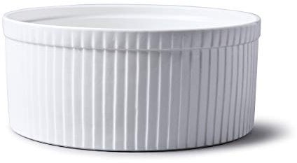 WM Bartleet & Sons 1750 Moule à soufflé traditionnel en porcelaine - Blanc, blanc, 22 cm