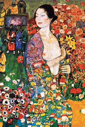 1art1 Gustav Klimt Die Tänzerin, 1916 Selbstklebende Fototapete Poster-Tapete 180x120 cm