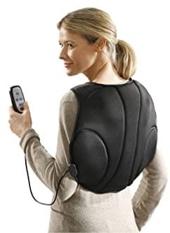 Maximex Rücken- und Nackenmasseur - Massagerät mit 4 Funktionen, Kunststoff (ABS), 23.5 x 35 x 17 cm, Anthrazit