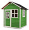 EXIT Toys Loft 100 Holzspielhaus für Draußen - Gartenhaus aus Holz für Kinder mit wasserdichtem Dach - Einfache Montage - 100% FSC Zedernholz - TÜV-Zertifiziert - 149x135x159cm - Grün