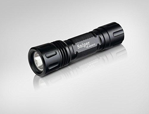 Wolf-Eyes 6AX Profi Taschenlampe mit grüner LED ideal für Jäger