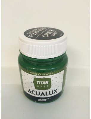 Titan - Acualux Mate Especial Pizarras 807 Verde Oliva 100 ml