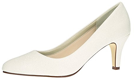Rainbow Club Chaussures de mariée Brooke - Escarpins, Dames- Chaussure de mariée, T. 40,5 EU (7,5 UK)
