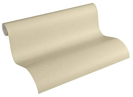 Papier Peint Uni Little Stars Papier peint intissé 10.05 m x 0.53 m Beige Fabriqué en Allemagne par Livingwalls 358348 35834-8