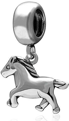Pferde-Charm, 925er Sterlingsilber, für Pandora-Bettelarmbänder