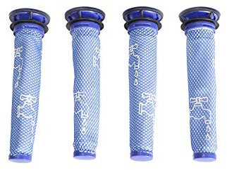 Ltwhome sostituzione filtro HEPA pre Fit per Dyson V6, V7, V8, DC58, DC59, DC61, DC62 sacchetti, part # 965661 – 01, Confezione da 4