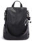 BUKESIYI Damen Tasche Rucksack Handtasche Frauen backpack Klein Anti Diebstahl Schulrucksack Laptop Weekender PU Leder DE78134 Schwarz