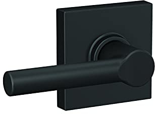 Schlage Broadway Hall/Closet Passage Door Handle, Reversible, Matte Black