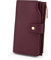 UTO Geldbörse Damen RFID Blockierung PU Leder Kupplung 21 Kartensteckplätze Halter Organizer Damen Geldbörse mit Große Kapazität innere Tasche passt 5,5 '' Handys Wine