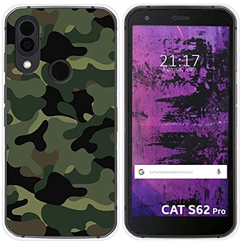Tumundosmartphone Silikonhülle für Cat S62 Pro Camouflage-Design