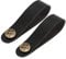 2Pcs PU Leather Guitar Headstock Strap Tie Guitar Neck Strap Button Headstock Adapter Retro for Acoustic Electric Ukulele
