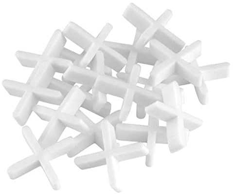 TILERS CHOICE™ Tile Spacers 1mm – 500 Pack | Precision Cross Spacers for Wall & Floor Tiles | Tight Grout Line Finish | Reusable Plastic Tiling Tools | White