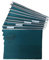 Noti Suspension Files for A4, Box 25 with Tabs & Inserts, Green. **Please Measure Before Ordering, See How to Guide in Photos**