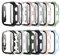 [12 Stück] Schutzhülle für Apple Watch 45MM, Hülle Gehäuse Hart Schutz und HD Gehärtetes Displayschutz Zubehör Kompatibel mit iwatch Series 8 7 45 MM Smartwatch Case