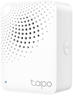 TP-Link Tapo Smart Hub con timbre integrado, requiere Wi-Fi de 2.4 GHz, conexiones fiables de largo alcance con sensores Tapo, protocolo inalámbrico de baja potencia Sub-1G, conecta con hasta 64