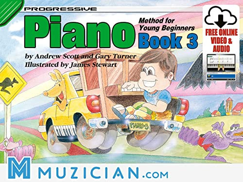 Progressive Piano Method for Young Beginners - Book 3 (Muzician.com)
