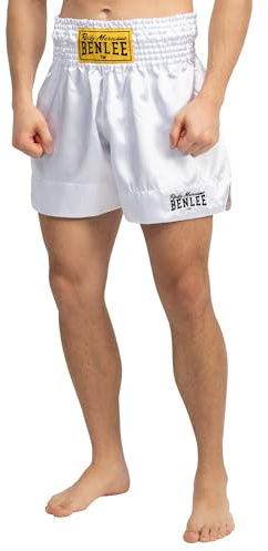 BENLEE Herren Thaibox-Hose Uni Thai L, White