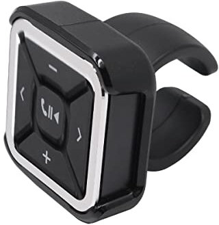 POFET Volante Control Remoto Bluetooth 5.0 Control Remoto Recargable Soporte de Llamada Manos Libres Impermeable para Coche Bicicleta Motocicleta