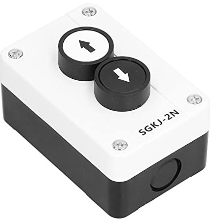 Caja De La Estación Del Interruptor De Parada De Emergencia,Botón Momentáneo De Control De Parada Hacia Arriba Y Hacia Abajo IP32 Para Elevador Trasero De Camión Con Puerta Enrollable De Cabrestante