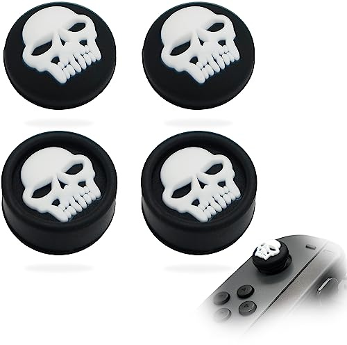 MatoSan® 4X Joystick Kappen Silikon Thumbstick Schutzkappen Daumenkappen Controller Stick Aufsätze Thumb Grips Zubehör Kompatibel mit Nintendo Switch, Switch OLED, Switch Lite & Steam Deck