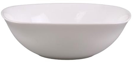 Best House Premium Quality Opalware Multipurpose Use Bowl Set - 6.5/16.5 cm, 6 Pieces, White