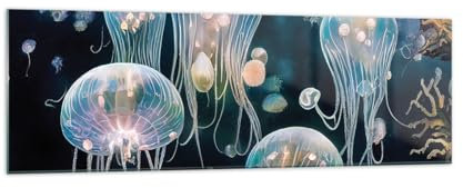 ARTTOR Bilder auf Glas 160x50cm Wandbild Glasdruck Maritim Natur - 5609