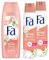 Fa Duschcreme Divine Moments (1x 250 ml) & Deospray (2x 150 ml) mit dem samtigen Duft von wilden Kamelien, Duschpflege mit milder Formel, Deo-Schutz ohne Aluminiumsalze