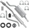 Polmo Schalldämpferset Auspuffanlage Auspuff für VW Polo 2 II 86C 1990-09/1994 1.0 1.3