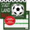 KARTENVERSAND24 Stadt Land Fussball | Fussball Geschenke Block DIN A4 als Geburtstagsgeschenk für Fußballfans Jungs Jungen Spiele Fußball Geschenk ab 9 10 11 Jahren Quiz Fußballspiel Kinder (Ball)