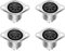 XMSJSIY MIDI 5Pin DIN Panel Mount Buchse Jack Socket Audio Verbinder Ersatz Reparatur Audio Elektronik Metall Chassis Stecker für Audio-Video Ausrüstung - 4PCS (DIN 5 Pin)