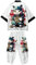 DOSLAVIDA Ensemble cardigan kimono japonais pour homme style chinois avec veste imprimée et pantalon, haut à sept manches et short, taille M, 01-blanc
