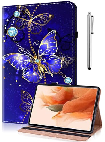 TUOLISG Hülle für Amazon Fire Max 11 (13. Generation, 2023) Folio Flip PU Leder Dünne Tablethülle für Kindle Fire 11 Tablet -Schmetterling