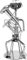 BRUBAKER Schraubenmännchen Musiker mit Tuba - Handarbeit Eisenfigur Metallmännchen Tubaspieler - Metallfigur Blasmusiker - Metall Dekoration - Geschenk für Tubisten