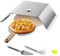 13-Zoll-Pizzaofen-Kit aus Edelstahl, langlebig, einschließlich Pizzakammer, einfach zu bedienen, for Außenbereiche, Gärten, Terrassen, Heimgebrauch - Tragbare Werkzeuge