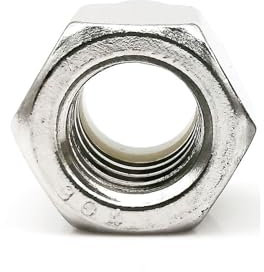 2/5/10/25 piezas UNF 10# 1/4 5/16 3/8 7/16 1/2 304 acero inoxidable Reino Unido EE. UU. Rosca gruesa Hexagonal Inserto de nylon Tuerca autoblocante Nylock Contratuerca(UNF 3/8-24 5pcs)