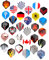 WHAMVOX 90St -Feder-Blatt kleine Dartflüge Flights Form Flyer zum Dartspiel schlanke Dartflüge Flights Darts dartscheibe Outdoor Spielzeug Sport- -Flügel Dartflügelanzug PVC