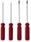 4-teiliges Magnetische Dreieck-Schraubendreher-Set, 1,4mm,1,8 mm, 2,0 mm, 2,3 mm, Schraubendreher-Reparaturwerkzeug für Spielzeug und Batteriewechsel