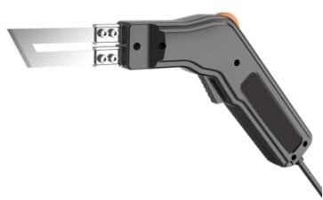 300W Styroporschneider, Elektrische Heißmesser Schneidwerkzeug Set mit 4 Nichrom Klingen 0-600℃ Styrocutter Set mit Luftkühlung für Styropor, EPP, EPS, EVA, KT Board