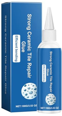 Colle pour carrelage - Colle pour réparation de céramique - Colle céramique - Colle pour carrelage de sol - Colle imperméable - Forte adhérence - Séchage rapide - Pour carrelage mural de sol en