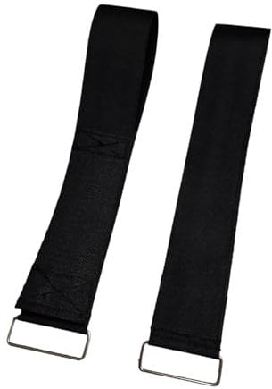 perfeclan 2 Stück Rudergerät Fußriemen Fitnessgeräte Verstellbare Universal Kleberiemen Fix Bands Ersatz für Workout Büro