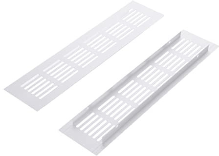 Housoutil Cubierta De Rejilla Ventilación 2piezas Para Armarios De Cocina y Almacenamiento