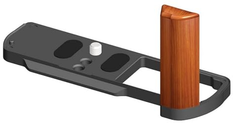 Holz Seitengriff Grip Schnellveröffentlichungsplatte L Klammern Arcas Stile Für DSLR Kamera Stativen