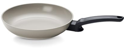 Fissler, Ceratal Evo Classic Pfanne (Ø 26 cm, Warmgrau), Keramikbeschichtung, Cookstar Boden, Induktion, Made in Germany