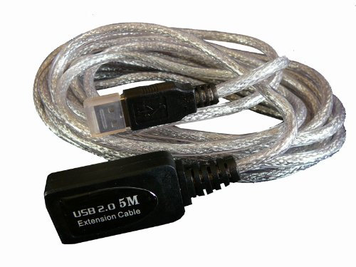 Kalea-INFORMATIQUE Cable de extensión USB 2.0 Macho Hembra Activo con amplificación, Longitud 5M