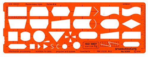 Zeichenschablone, Technisches Zeichnen