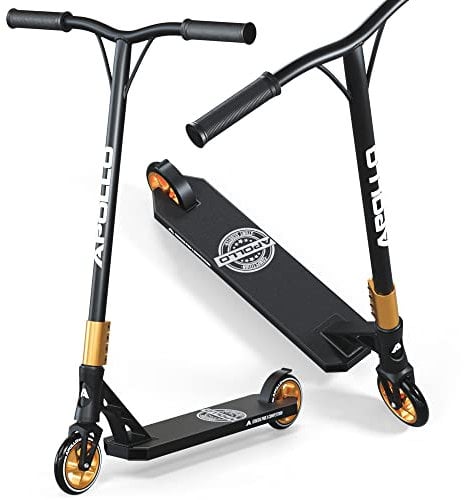 Apollo Stunt Scooter - Genesis Pro X/Pro X Competition, High End Stuntscooter, ABEC 9 Kugellager, Trick Roller mit 110mm oder 120mm Wheels und Alu Core, Stunt Scooter, Stuntroller
