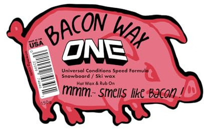 ONEBALL Mfg Bacon Snowboard- und Skiwachs, 150 g, für alle Temperaturen geeignet